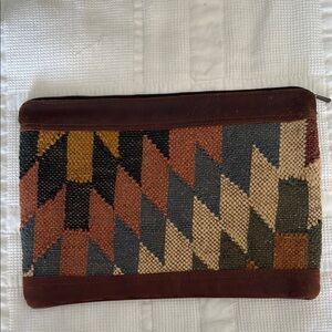 Geometric Patterned Clutch Bag